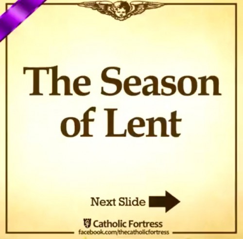The Season of Lent (Slide)